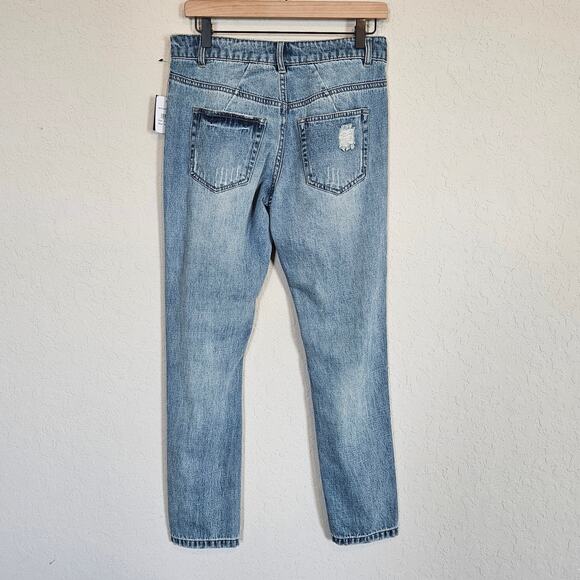 AFRM Re/Done Cyrus High Waist Ankle Jeans Distressed Women's 25 Festival Casual - Picture 3 of 13